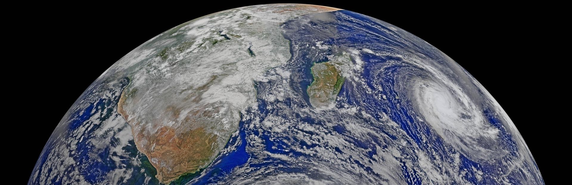 Sky view of Earth from Suomi, credits to NASA