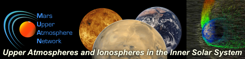 Mars Upper Atmosphere Network: Upper Atmospheres and Ionospheres in the Inner Solar System banner